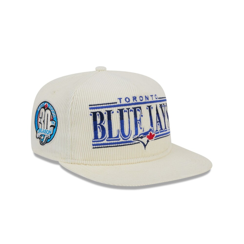 New Era Toronto Blue Jays Throwback Corduroy Golfer Hat - One Size